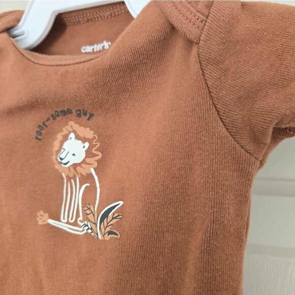 5/$10 Carter's shortsleeve onesie size 3m - Picture 2 of 4